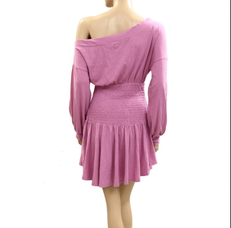 Free People Free-Est Scorching Hot Long-Sleeve Mini Dress