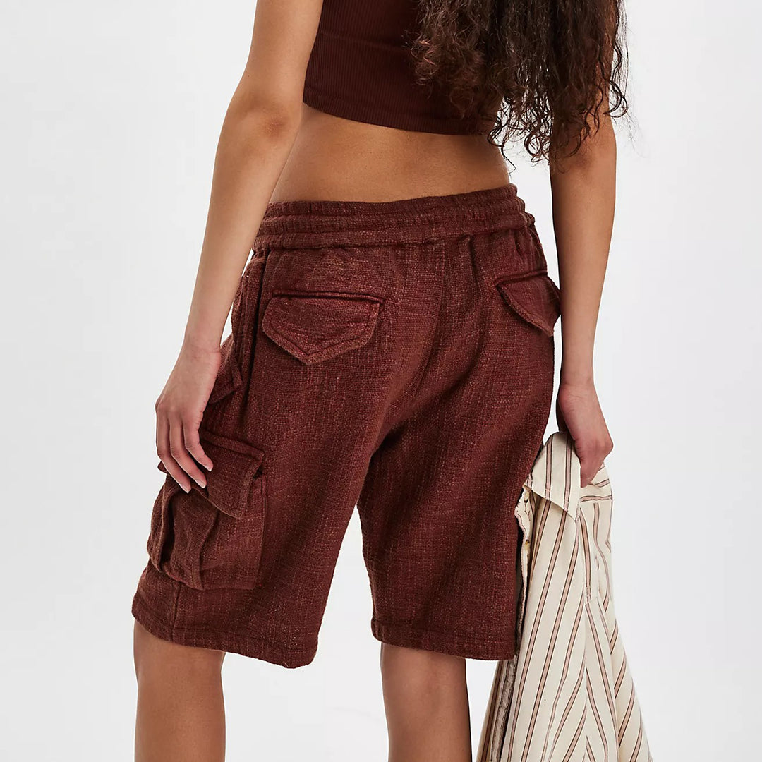 Free People Sea La Vie Cargo Shorts