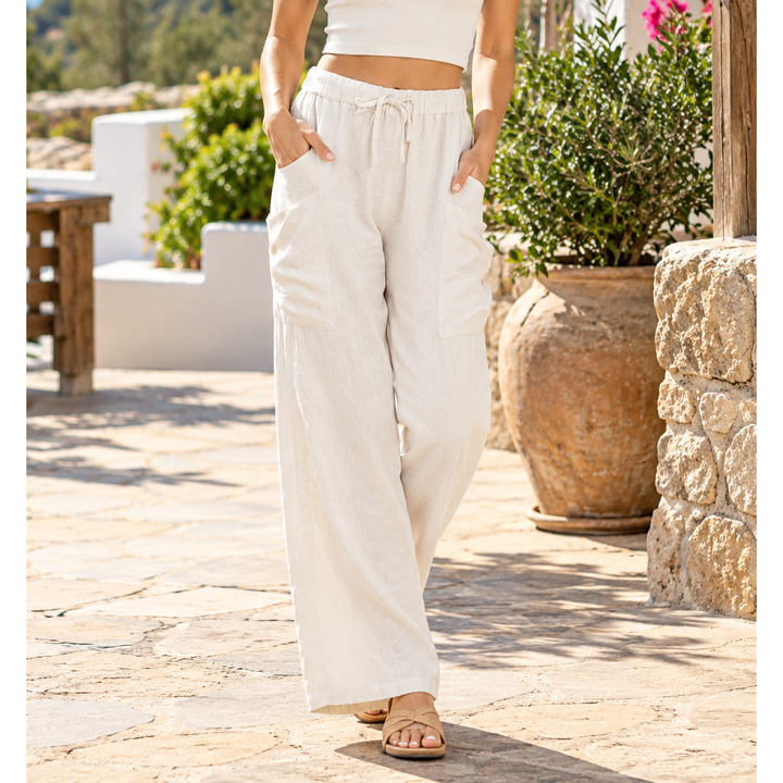 Free People Cargo Solid Trousers Pants