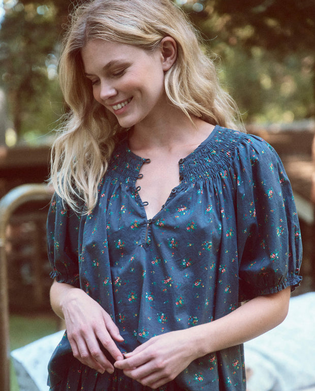 The Great The Smocked Sleep Blouse Top