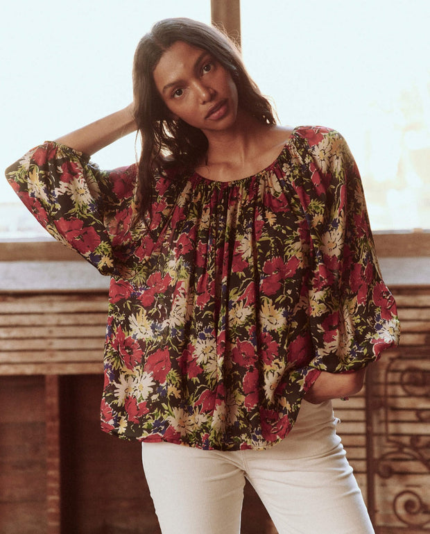 The Great. The Palmette Blouse Top