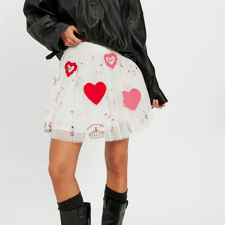 Free People The Sketchbook Mini Skirt