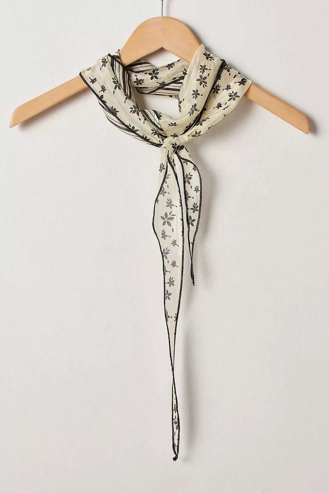Free People Tilly Skinny Silk Convertible Scarf Neck Handbag Print