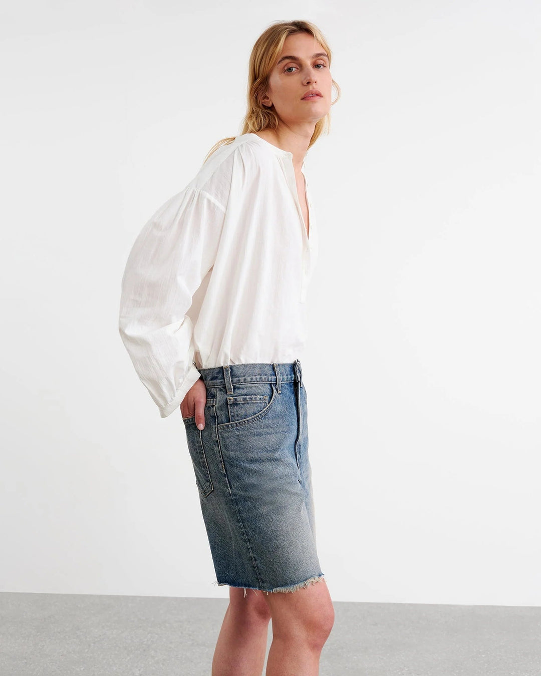 Nili Lotan Neville Shirt Tunic Top