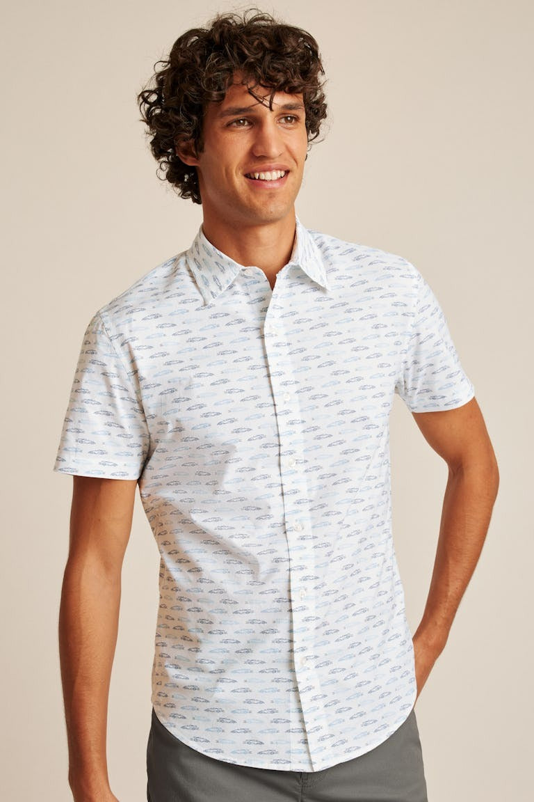 Bonobos Stretch Riviera Short Sleeve Shirt Men's