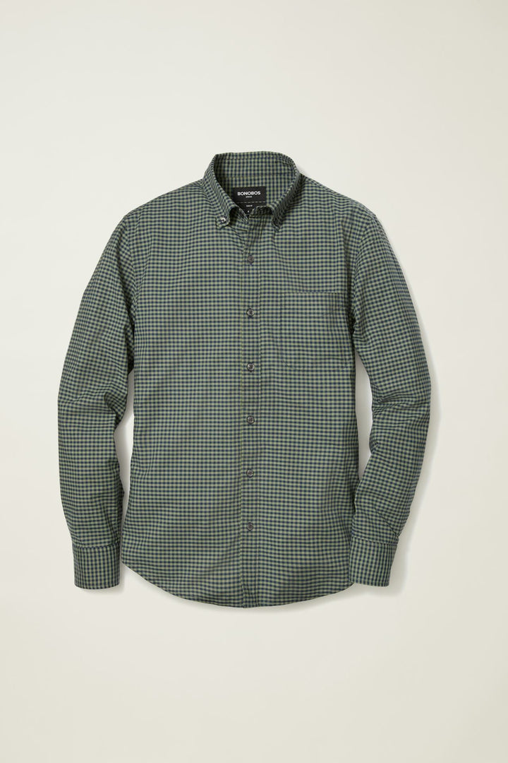 Bonobos Stretch Gingham Long Sleeve Men's Shirt