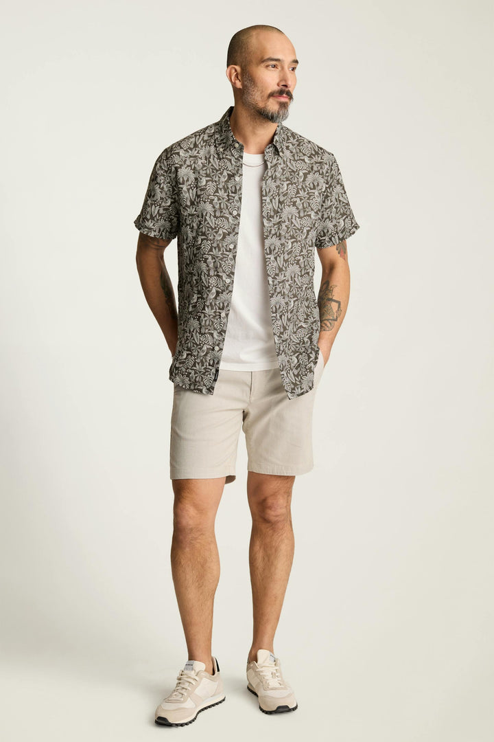 Bonobos Riviera Linen Short Sleeve Men's Shirt