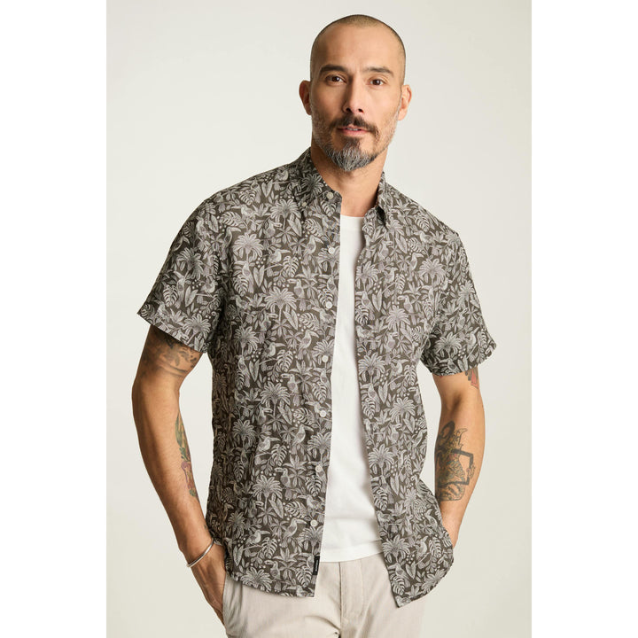 Bonobos Riviera Linen Short Sleeve Men's Shirt