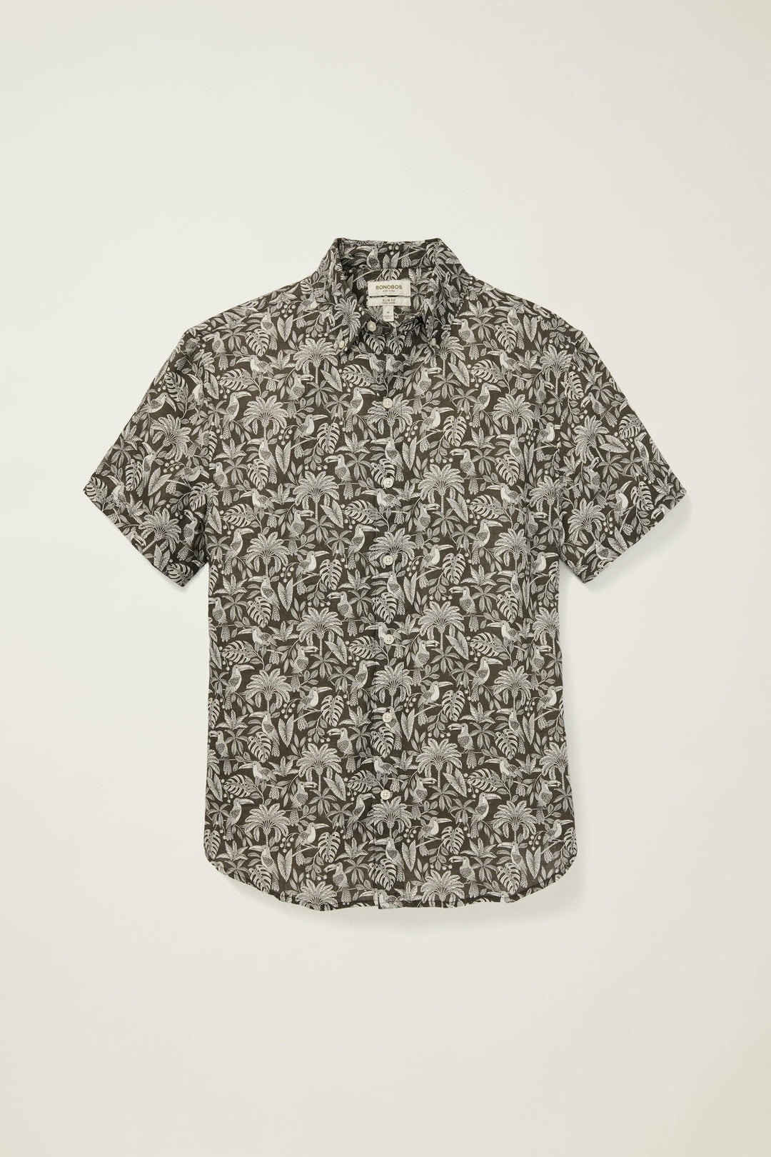 Bonobos Riviera Linen Short Sleeve Men's Shirt