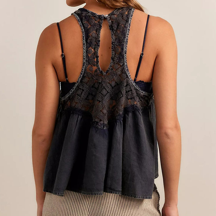 Free People Wandering Light Blouse Top