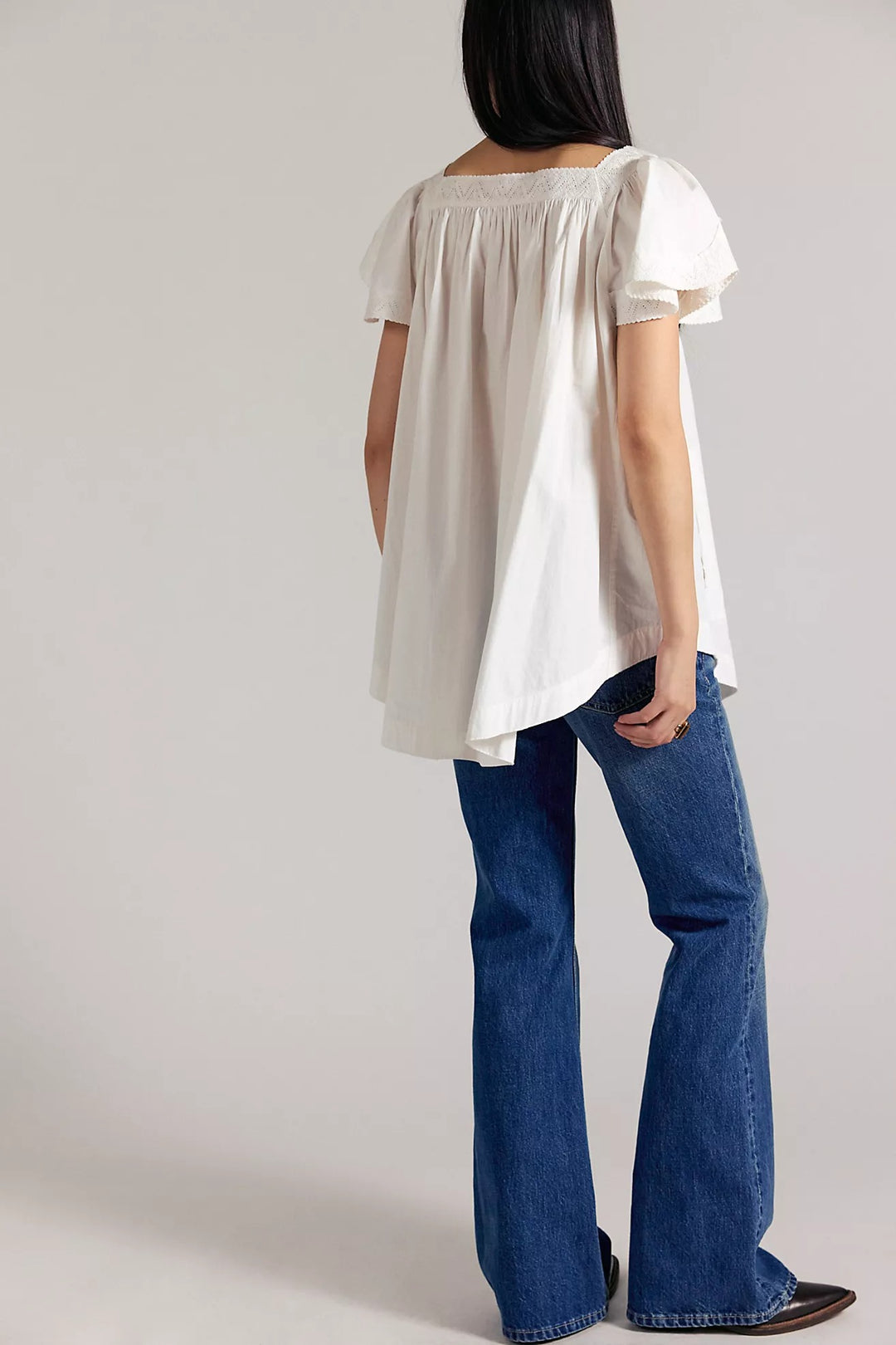 Free People We The Free Riley Embroidered Tunic Top