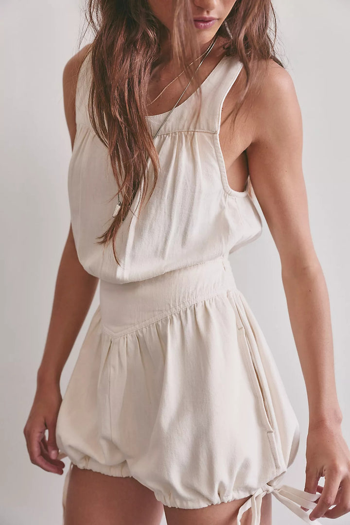 Free People We The Free Vintage Heirloom Romper Dress