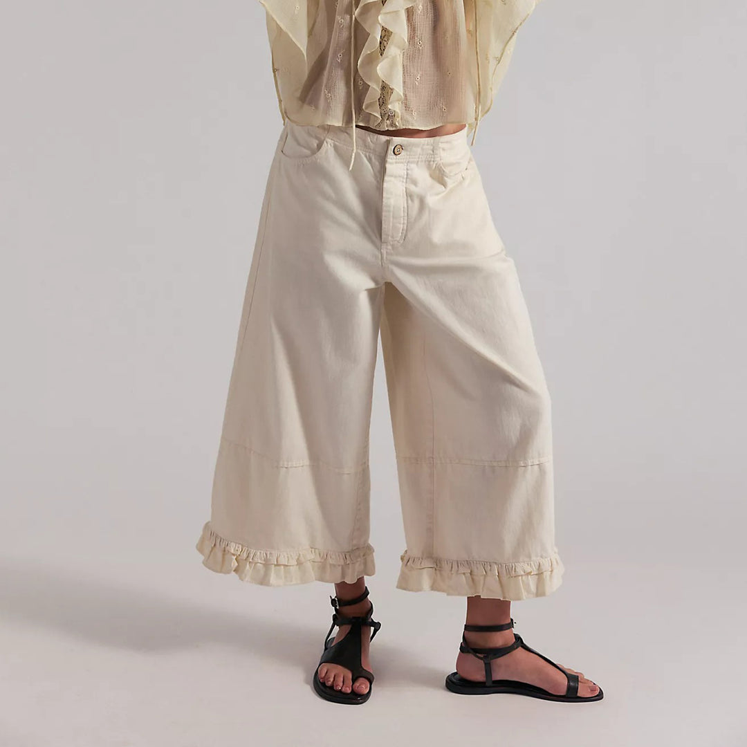 Free People We The Free Love Me Not Bloomer Jeans Pants