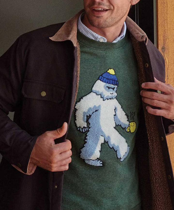 BONOBOS Critter Supersoft Fleece Crew Sweater