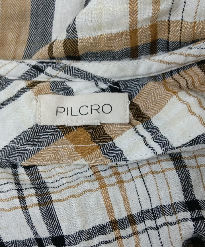By Anthropologie Pilcro Flutter-Sleeve Buttondown Mini Dress