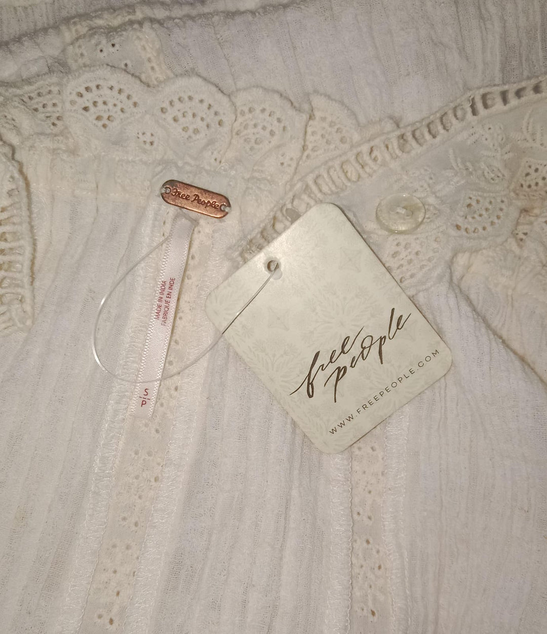 Free People Because Of You Tank Blouse Top