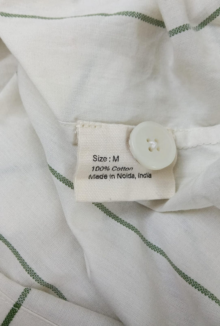 Bode Celery Stripe Short Sleeves Shirt