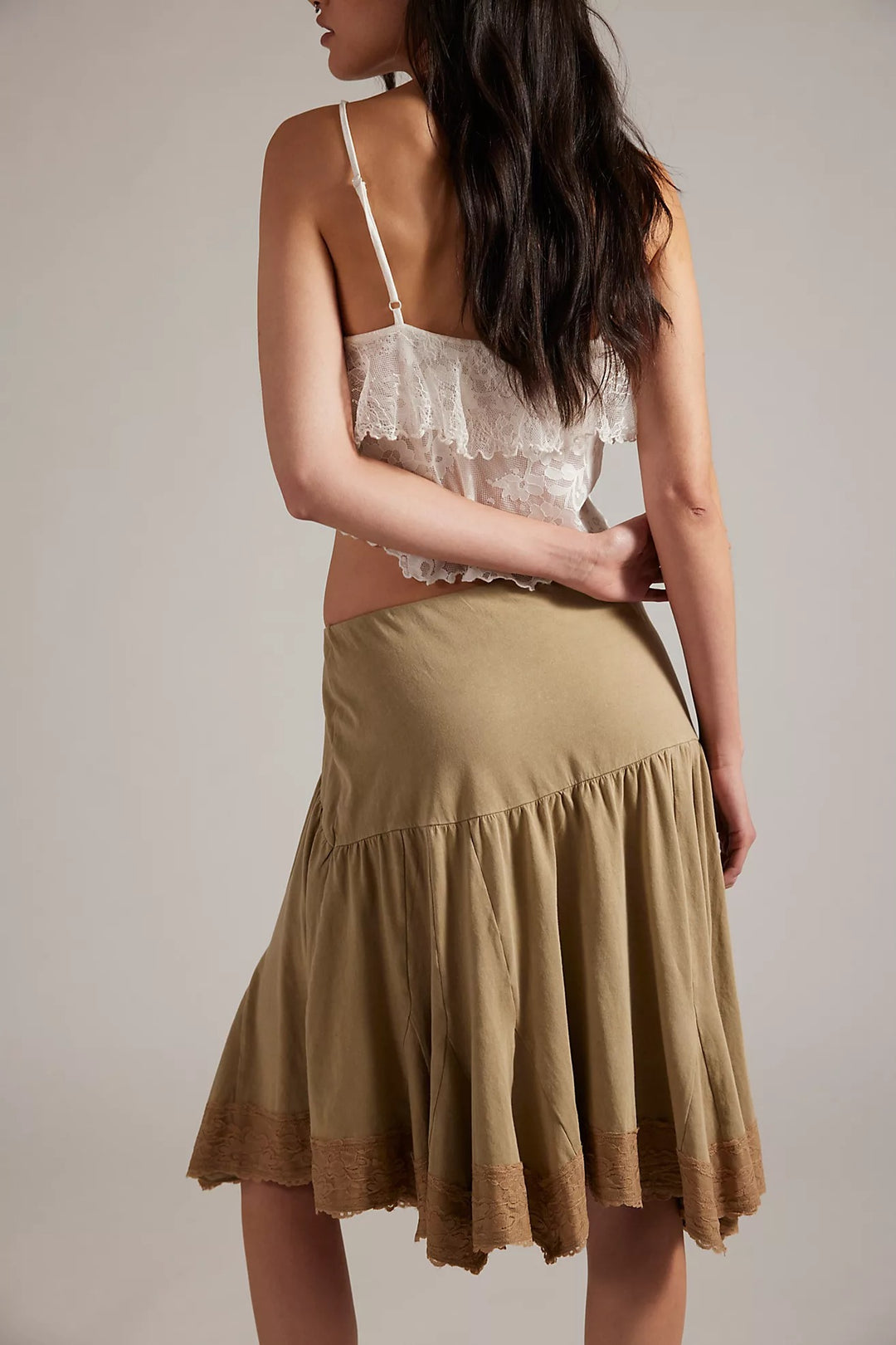 Free People Willow Knit Midi Skirt