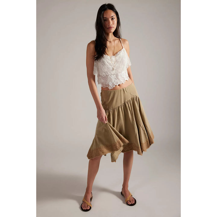 Free People Willow Knit Midi Skirt
