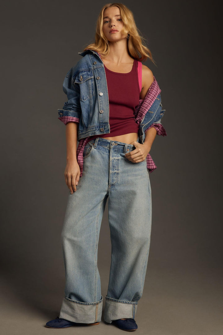 Anthropologie Pilcro Double Trouble Layered Tank Blouse Top