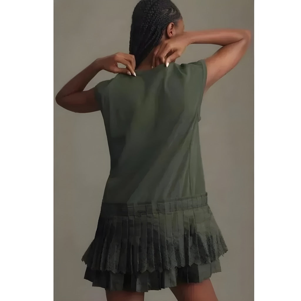 Daily Practice by Anthropologie Solid Set Mini Dress