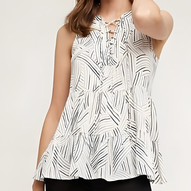 Floreat Anthropologie Anafa 分层背心 XS 0 P