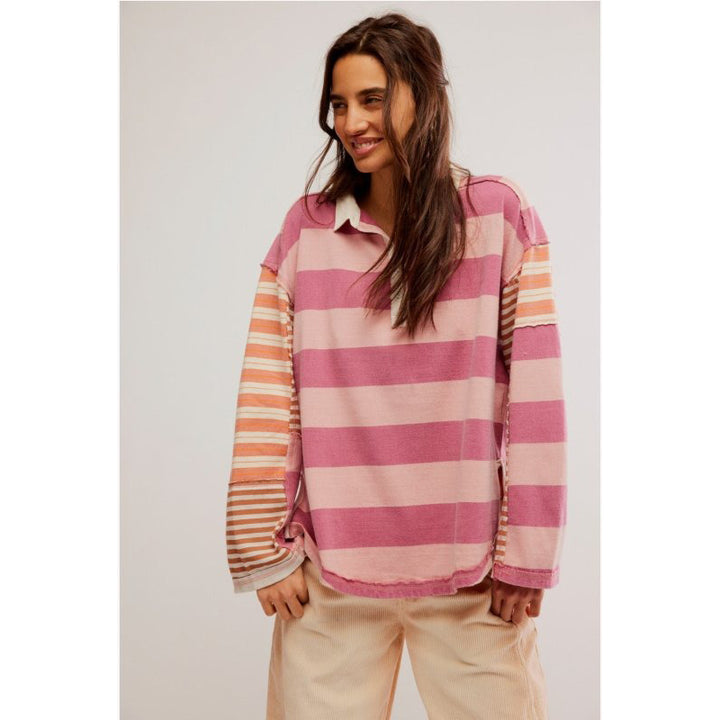 Free People We The Free Aster Stripe Tee Top