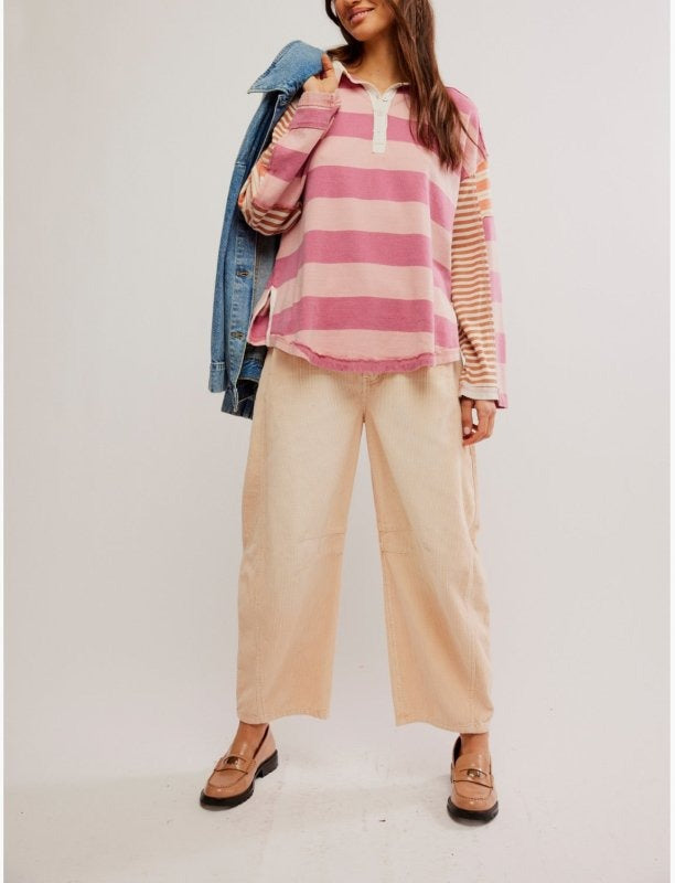 Free People We The Free Aster Stripe Tee Top
