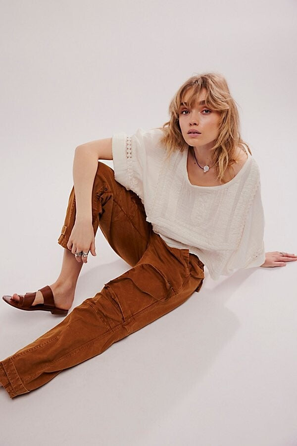 Free People We The Free Can't Compare Slouch Cargo Pants