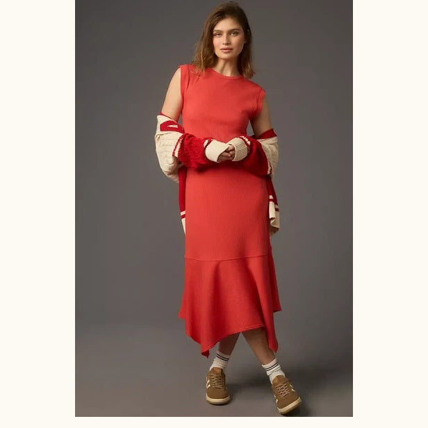 Daily Practice by Anthropologie Highline Short-Sleeve Maxi Dress