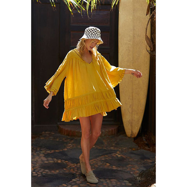 Free People Free Est Soak Up The Sun Tunic Mini Dress