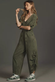 Daily Practice by Anthropologie Arta Short-Sleeve Jumpsuit