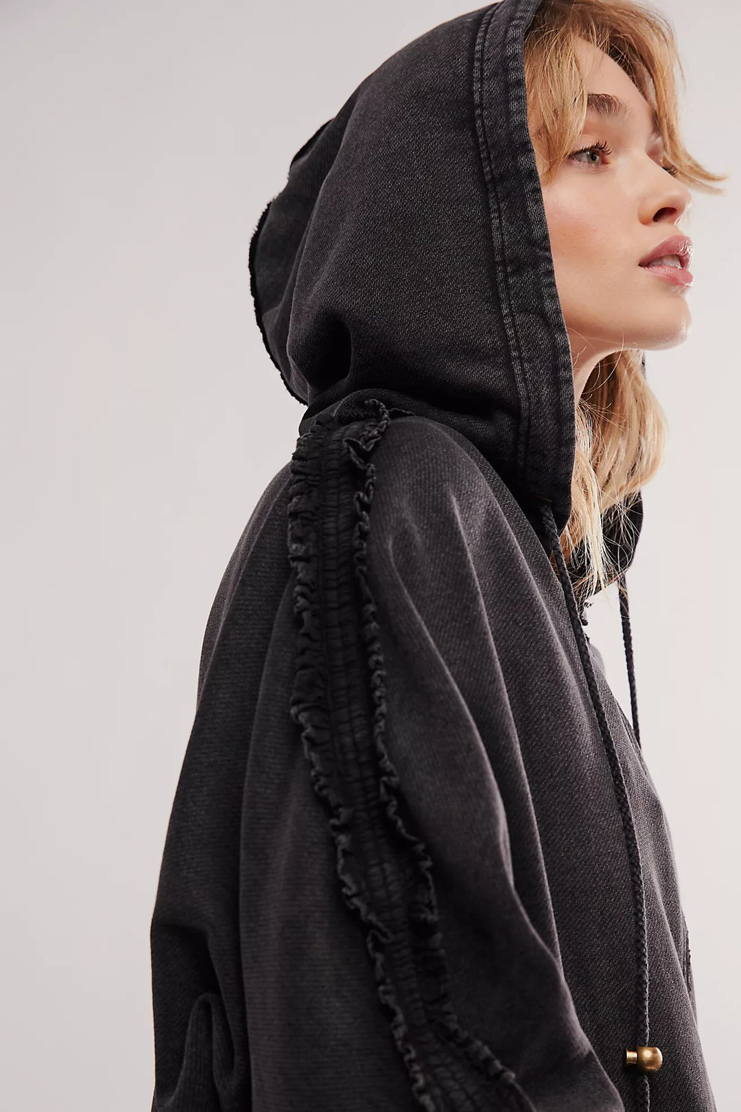 Free People XOXO Hoodie Sweatshirt Top