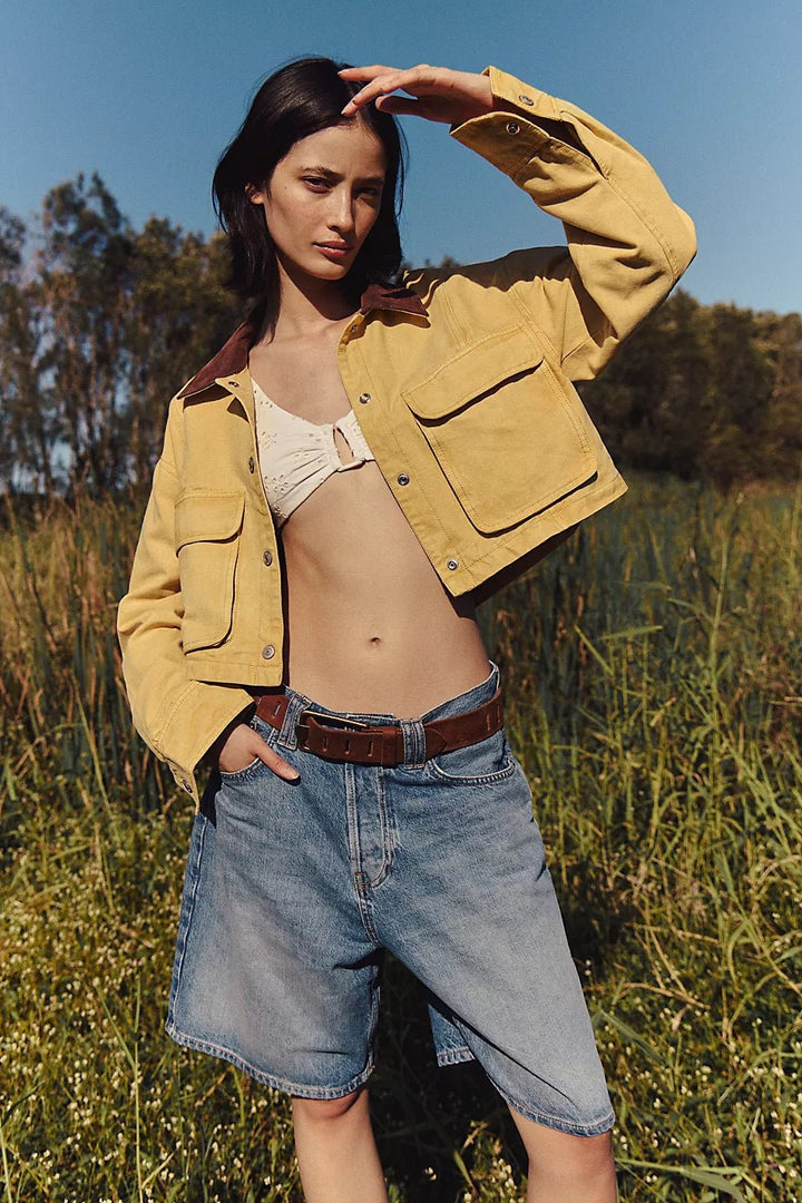 Free People We The Free Martha Workwear Jacket Top