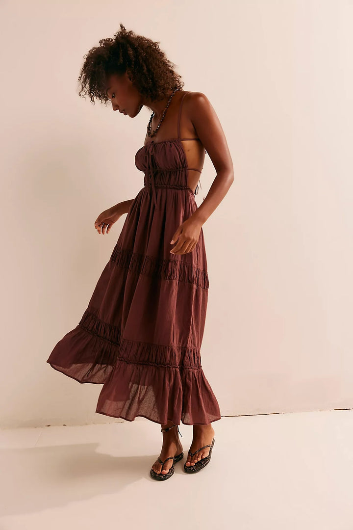 Free People Free-est Taking Sides Maxi Dress