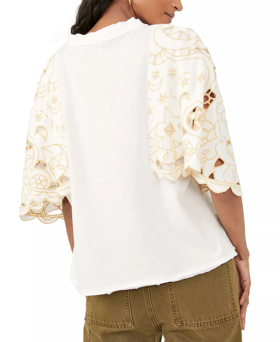 Free People Angel T-Shirt Blouse Top