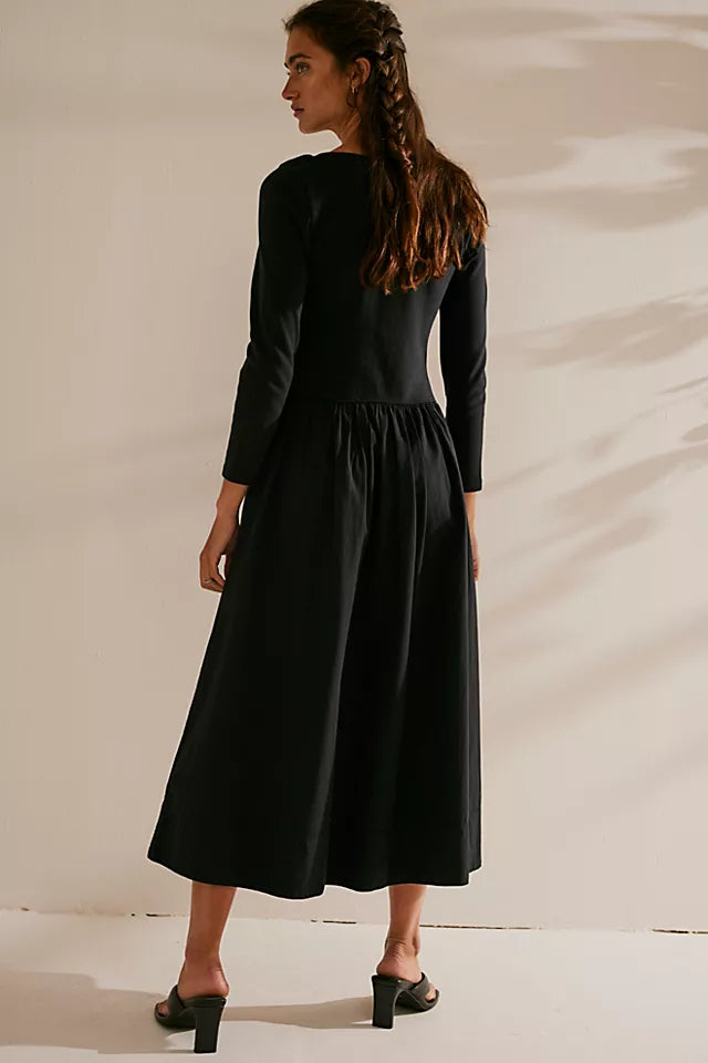 Free People Free-est Fp Beach Aelia Drop-Waist Midi Dress