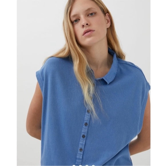 BDG Urban Outfitter Abel Slouchy Cap Sleeve Shirt Tunic Top M