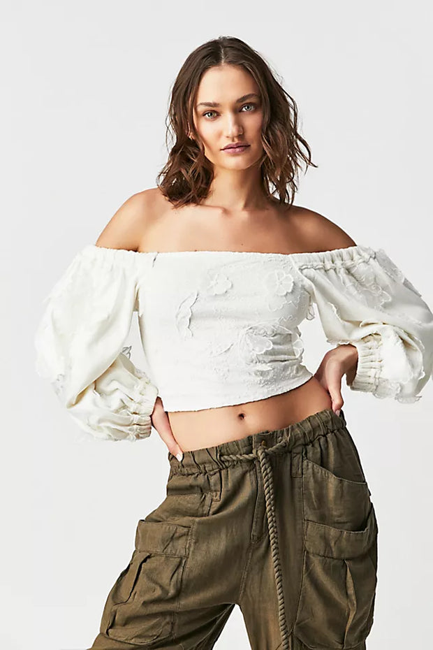Free People Icing On Blouse Top