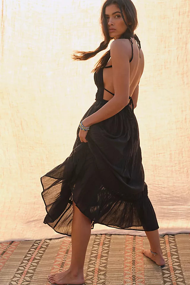 Free People Free-est Taking Sides Maxi Dress