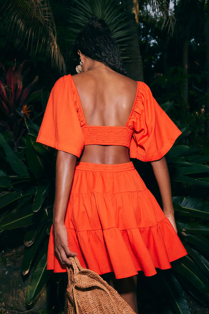 Free People Free-Est Cross of Sunlight Mini Dress