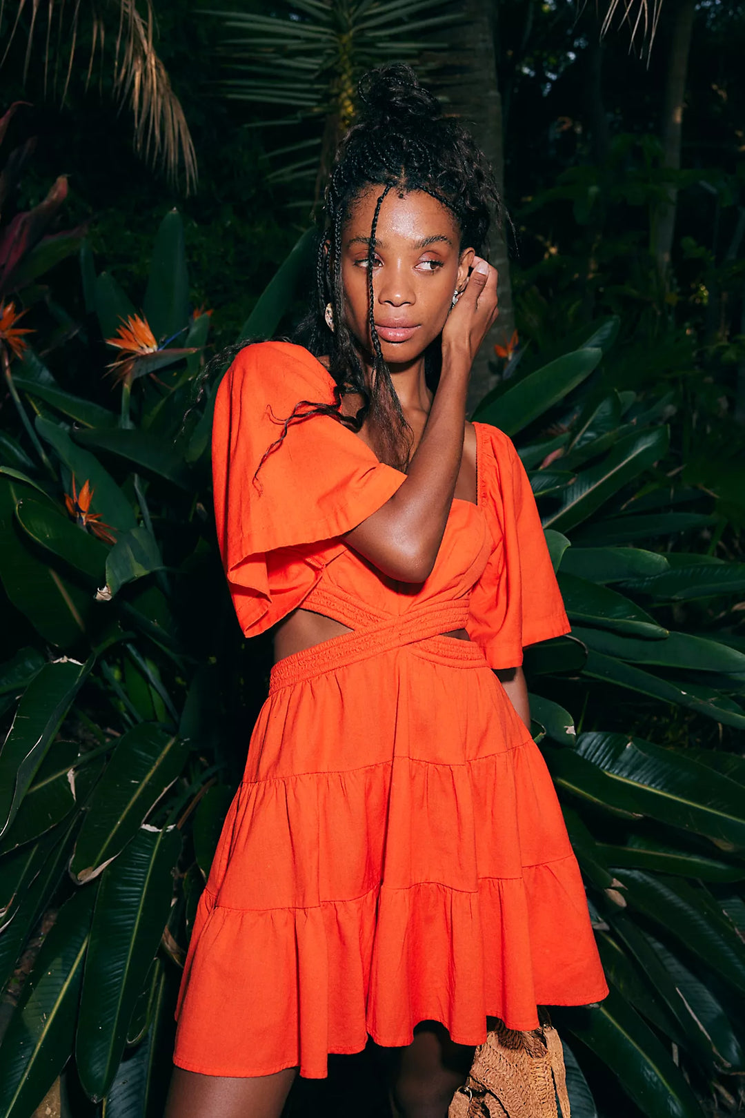 Free People Free-Est Cross of Sunlight Mini Dress