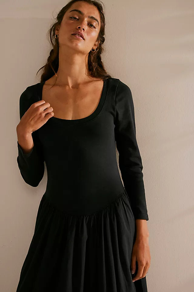 Free People Free-est Fp Beach Aelia Drop-Waist Midi Dress