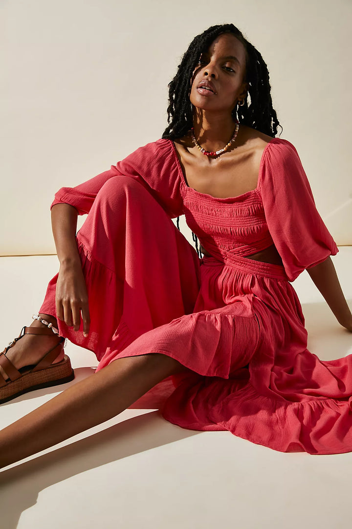 Free People Free-est Cross My Heart Maxi Dress