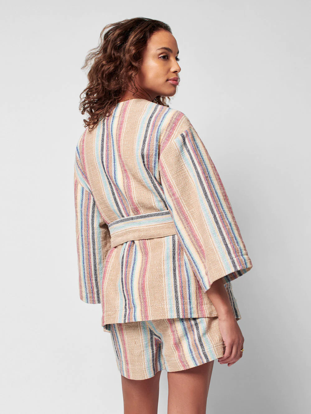 Faherty Mykonos Jacket Surfrider Striped Top