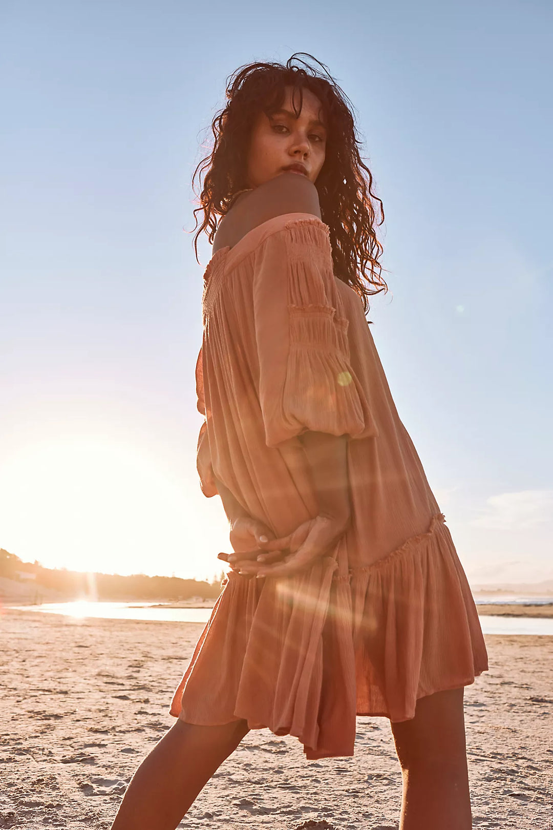 Free People Sea Ya There Mini Dress