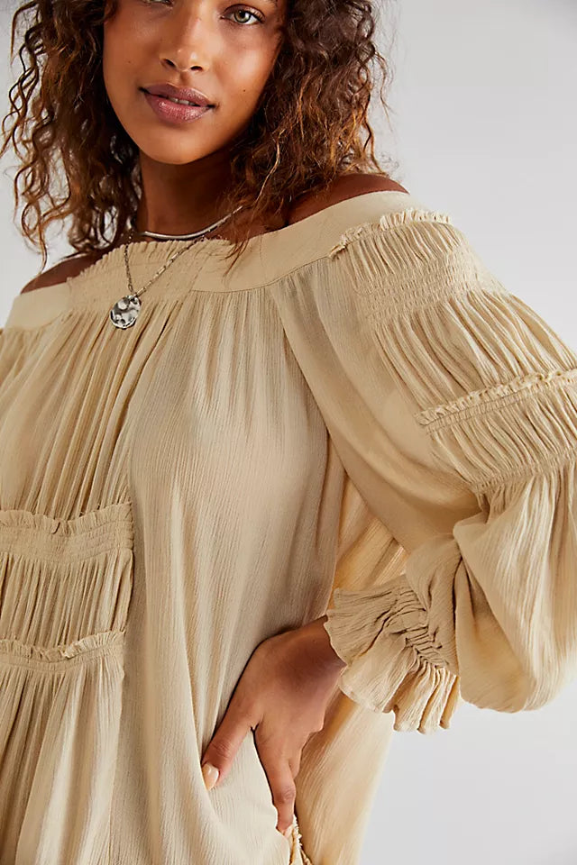 Free People Sea Ya There Mini Dress