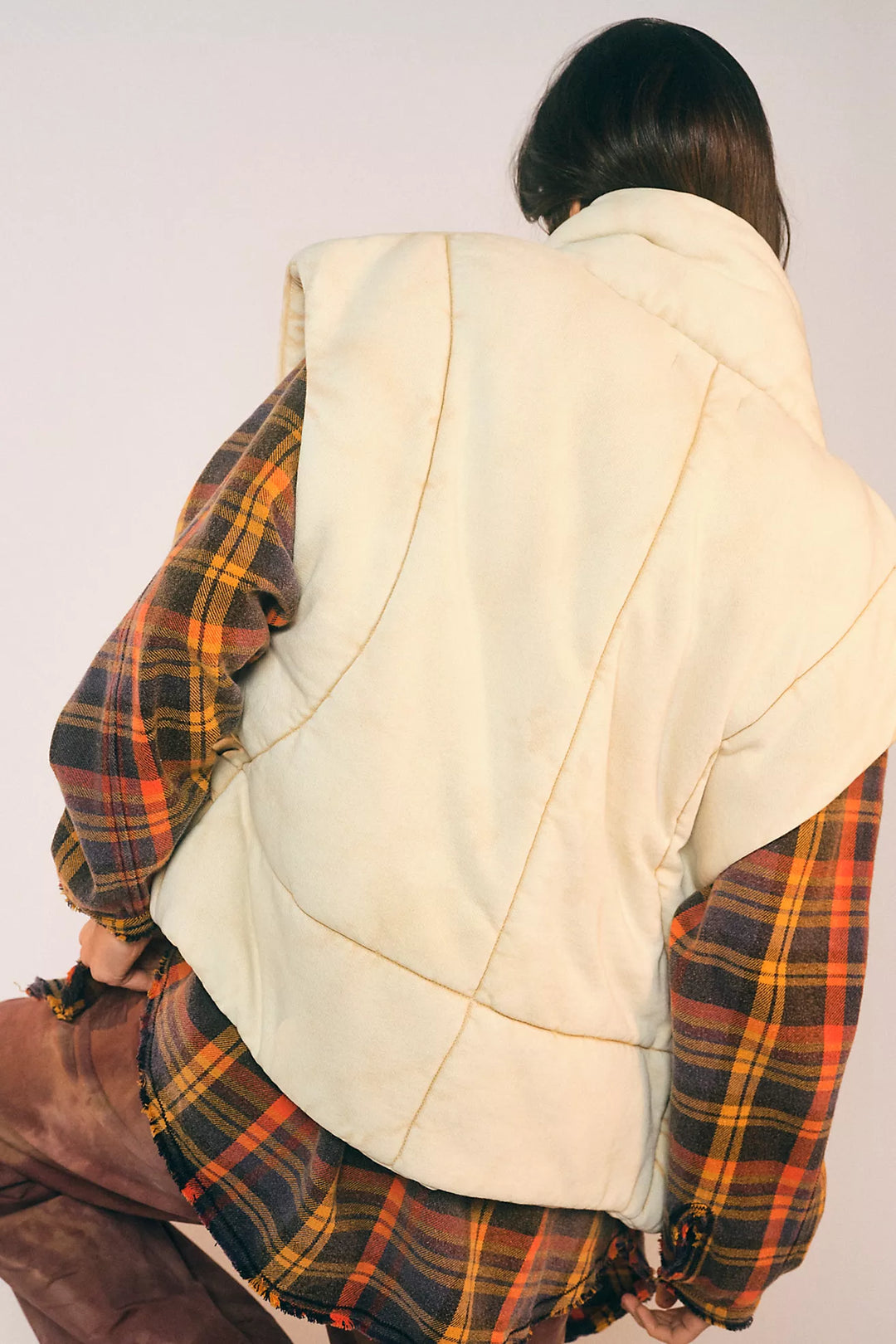 Free People Roll With Us Puffer Vest Jacket Top