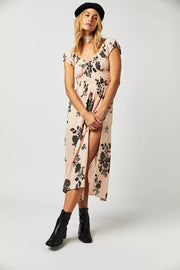 Free People Forget Me Not Midi Dress