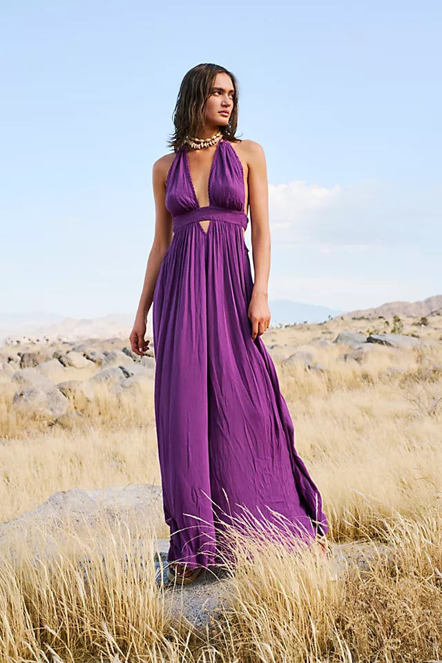 Free People Look Into the Sun Maxi Dress